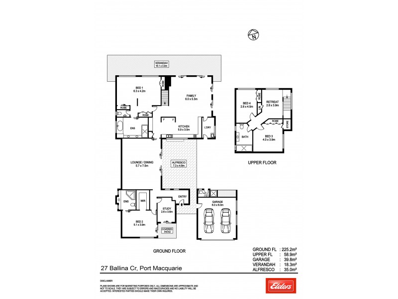 27 Ballina Crescent, Port Macquarie NSW 2444 Floorplan