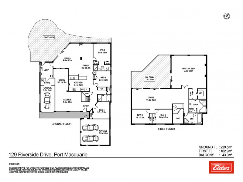 129 Riverside Drive, Port Macquarie NSW 2444 Floorplan