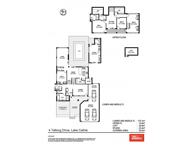 4 Tallong Drive, Lake Cathie NSW 2445 Floorplan