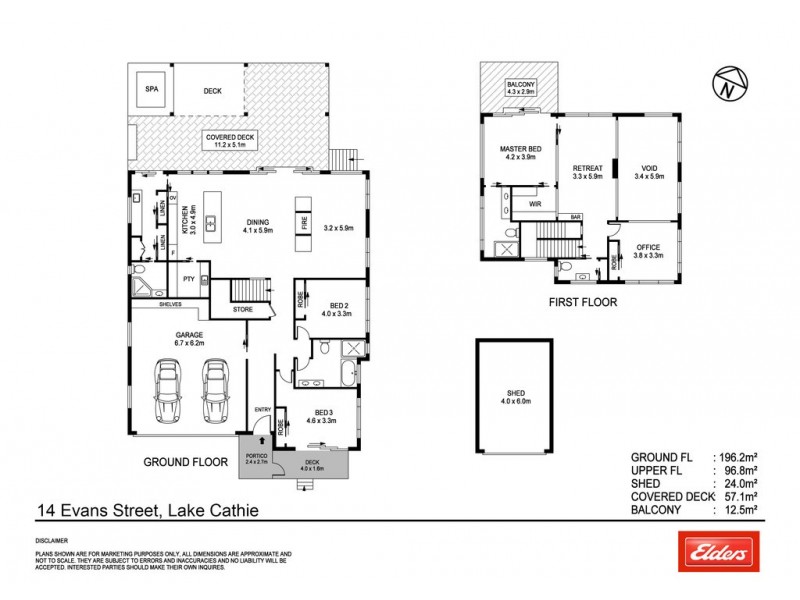 14 Evans Street, Lake Cathie NSW 2445 Floorplan