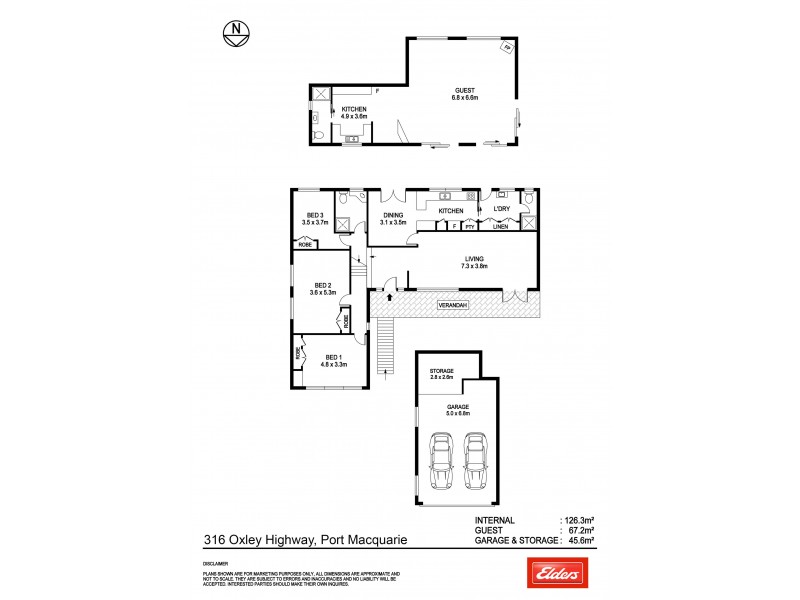 316 Oxley Highway, Port Macquarie NSW 2444 Floorplan