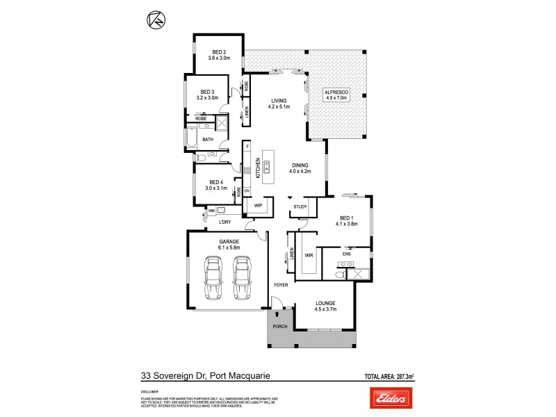 33 Sovereign Drive, Thrumster NSW 2444 Floorplan
