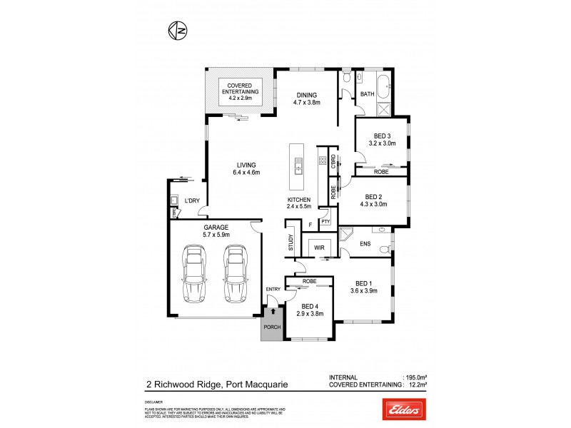 2 Richwood Ridge, Port Macquarie NSW 2444 Floorplan