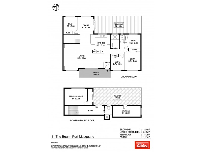 11 The Beam, Port Macquarie NSW 2444 Floorplan