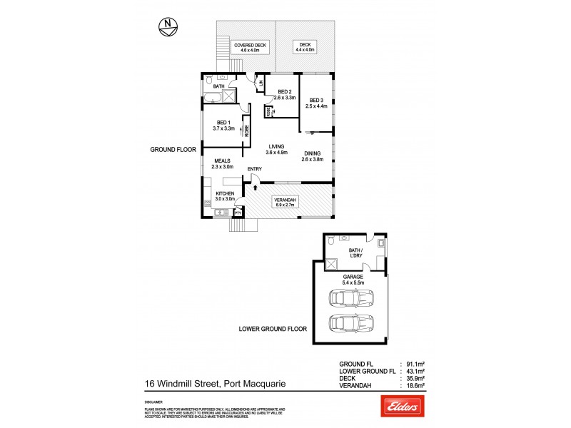 16 Windmill Street, Port Macquarie NSW 2444 Floorplan
