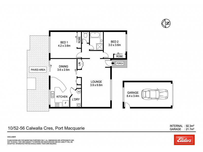 10/52-56 Calwalla Crescent, Port Macquarie NSW 2444 Floorplan