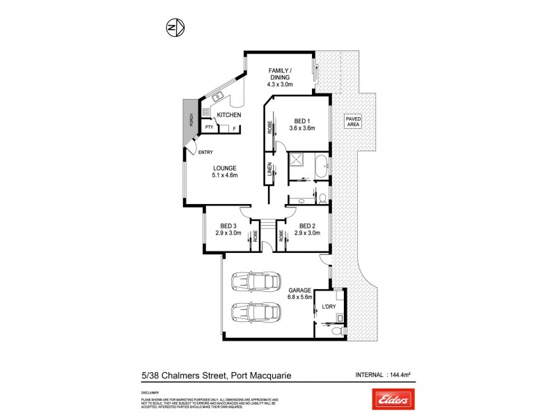 5/38 Chalmers Street, Port Macquarie NSW 2444 Floorplan