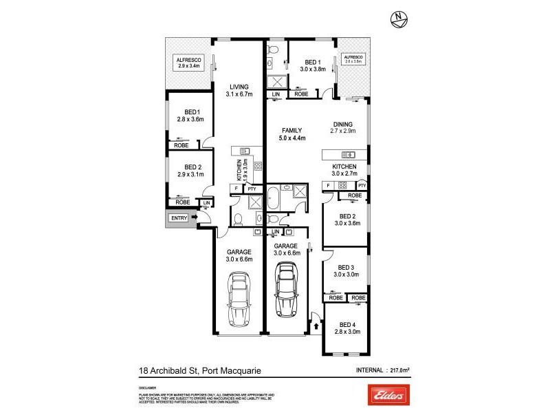 18A ARCHIBALD STREET, Port Macquarie NSW 2444 Floorplan