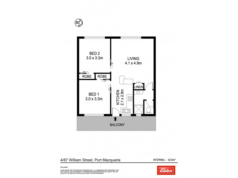 4/87 William Street, Port Macquarie NSW 2444 Floorplan