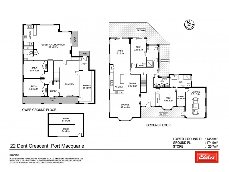 22 Dent Crescent, Port Macquarie NSW 2444 Floorplan