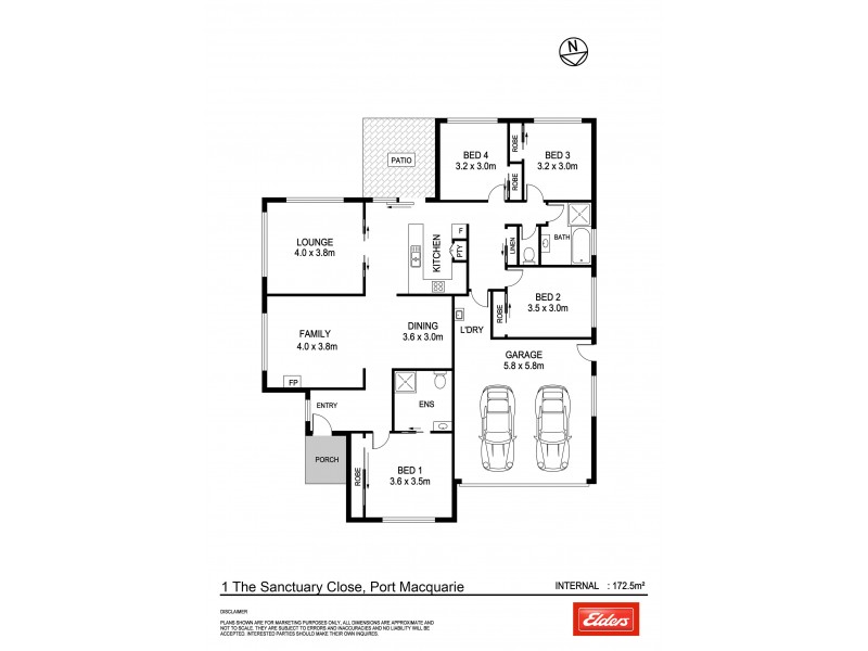 1 The Sanctuary Close, Port Macquarie NSW 2444 Floorplan