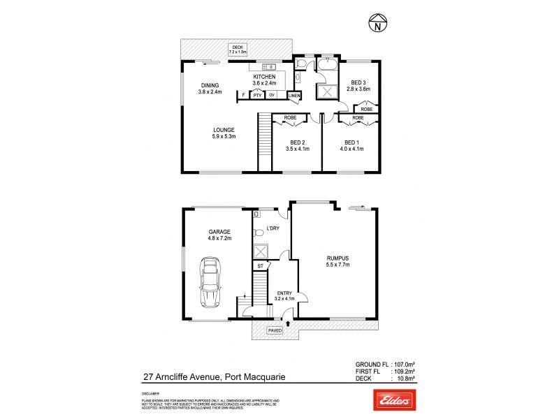 27 Arncliffe Avenue, Port Macquarie NSW 2444 Floorplan