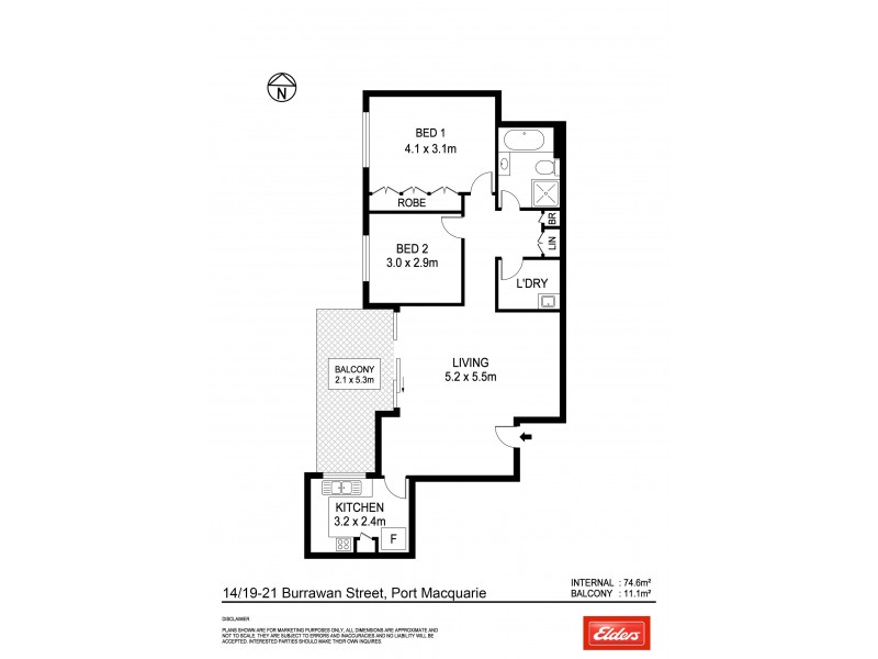 14/19-21 Burrawan Street, Port Macquarie NSW 2444 Floorplan