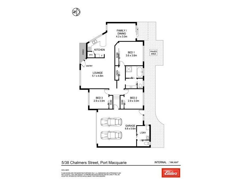 5/38 CHALMERS STREET, Port Macquarie NSW 2444 Floorplan