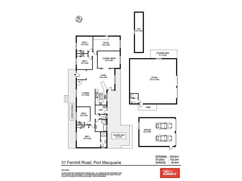 31 FERNHILL ROAD, Port Macquarie NSW 2444 Floorplan