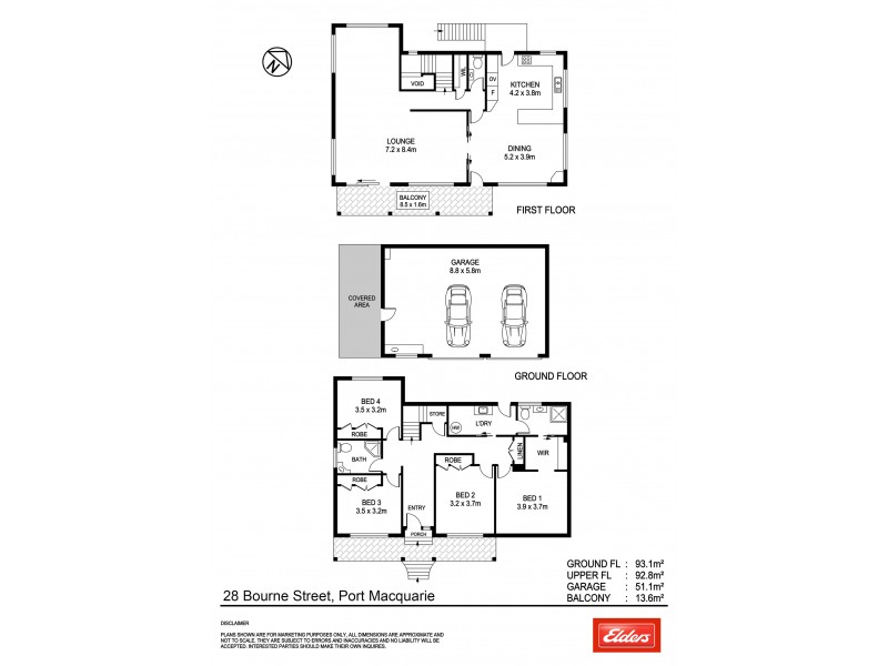 28 Bourne Street, Port Macquarie NSW 2444 Floorplan