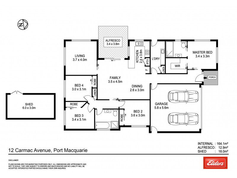 12 Carmac Avenue, Thrumster NSW 2444 Floorplan