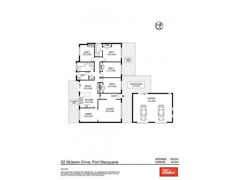 62 McLaren Drive, Port Macquarie NSW 2444 Floorplan