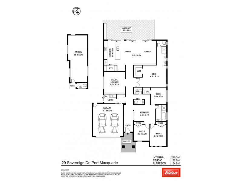29 Sovereign Drive, Thrumster NSW 2444 Floorplan
