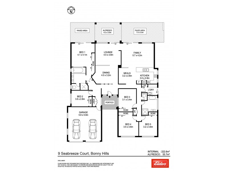 9 Seabreeze Court, Bonny Hills NSW 2445 Floorplan