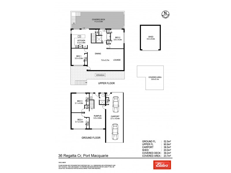 36 Regatta Crescent, Port Macquarie NSW 2444 Floorplan