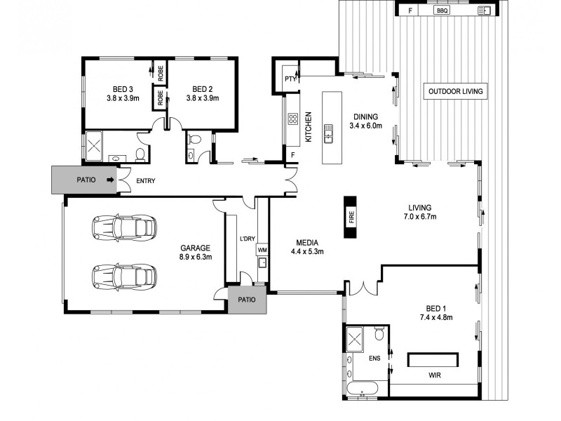 8 Sovereign Avenue, Harrington NSW 2427 Floorplan