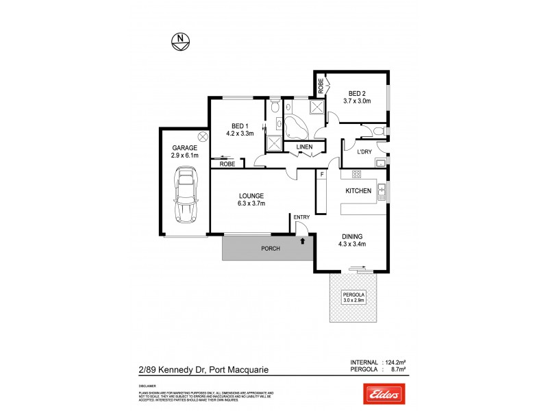 1 and 2/89 Kennedy Drive, Port Macquarie NSW 2444 Floorplan