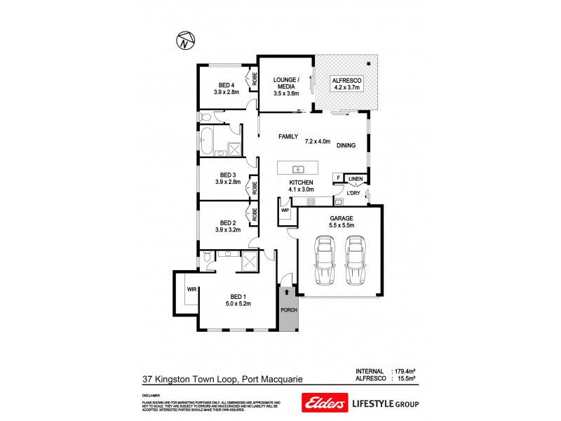 37 Kingston Town Loop, Port Macquarie NSW 2444 Floorplan