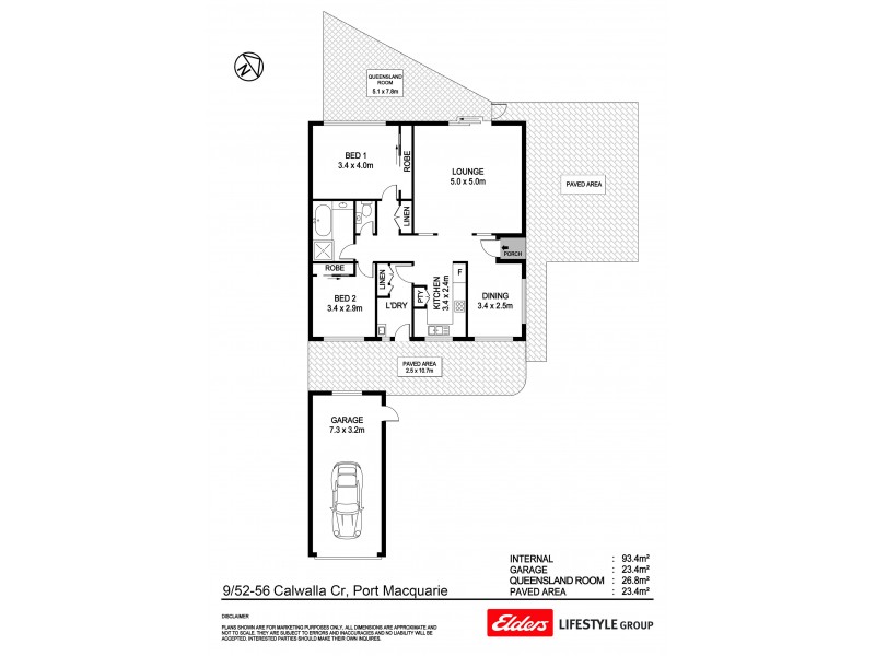 9/52-56 Calwalla Crescent, Port Macquarie NSW 2444 Floorplan