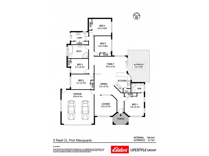 5 Reef Close, Port Macquarie NSW 2444