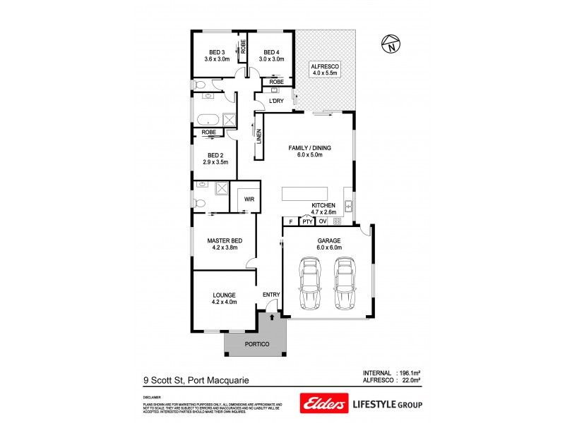 9 Scott Street, Thrumster NSW 2444 Floorplan
