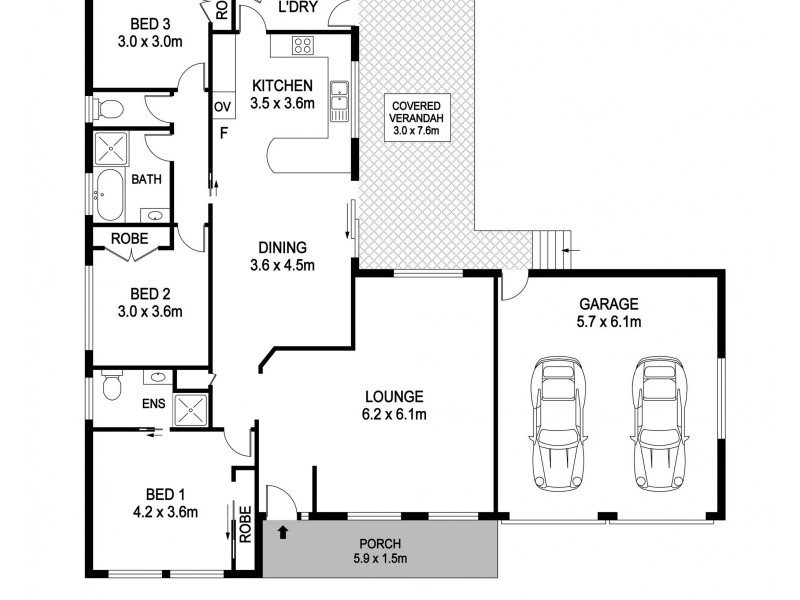 344 Crestwood Drive, Port Macquarie NSW 2444 Floorplan