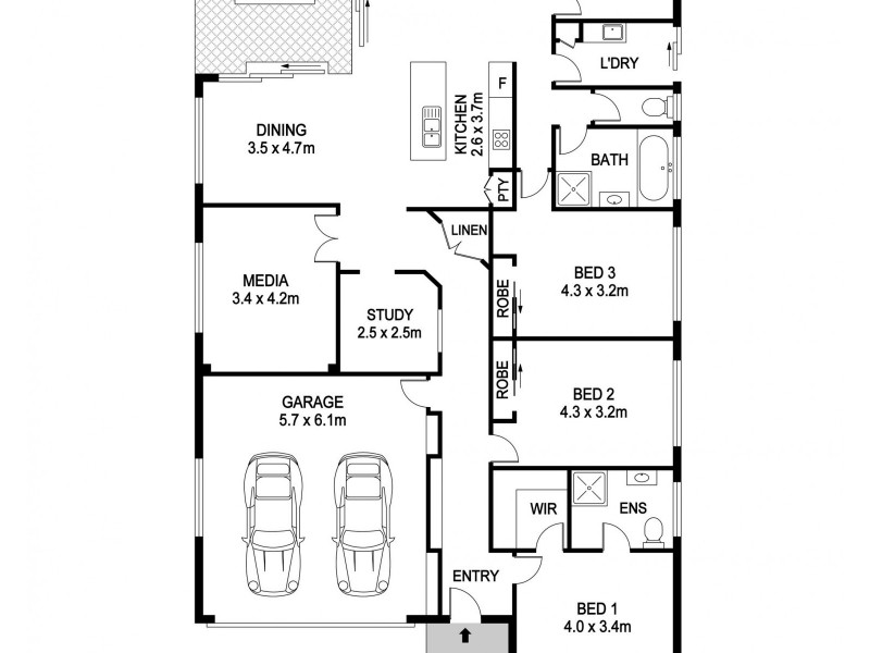 15 Monarch Circuit, Port Macquarie NSW 2444 Floorplan