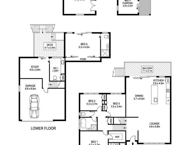 1 The Summit Road, Port Macquarie NSW 2444 Floorplan