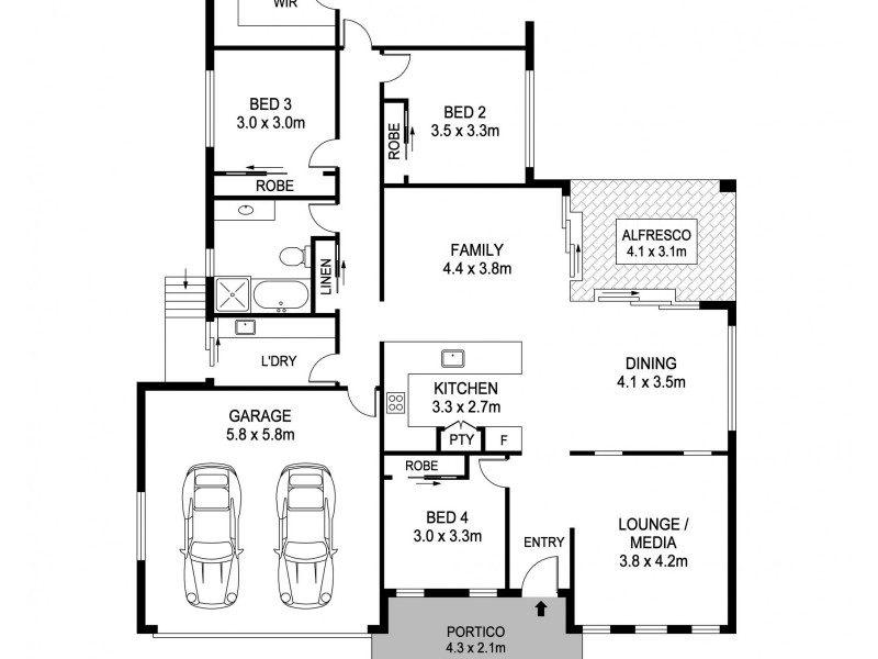 18 Pountney Avenue, Thrumster NSW 2444 Floorplan