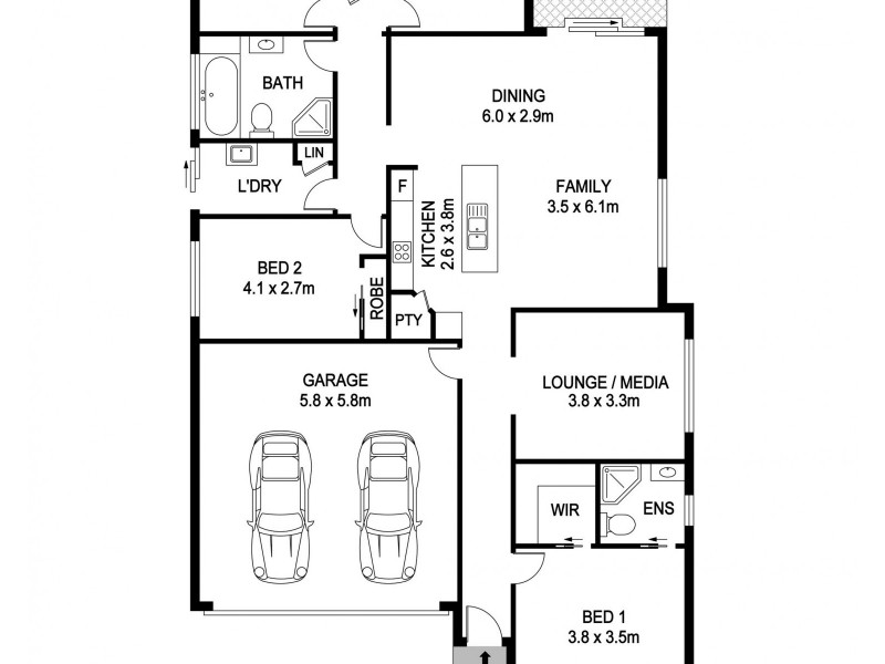 3 Lycett Street, Thrumster NSW 2444 Floorplan
