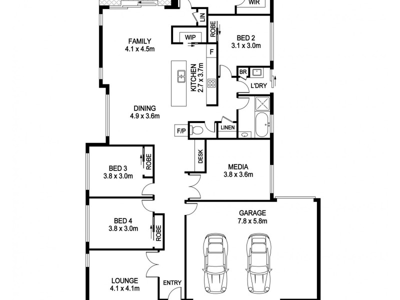 17 Pountney Avenue, Thrumster NSW 2444 Floorplan