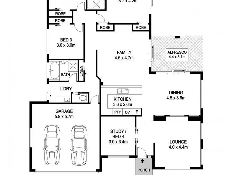 41 Greenmeadows Drive, Port Macquarie NSW 2444 Floorplan