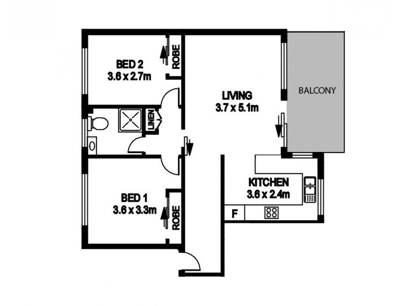 8/6 Hastings River Drive, Port Macquarie NSW 2444 Floorplan
