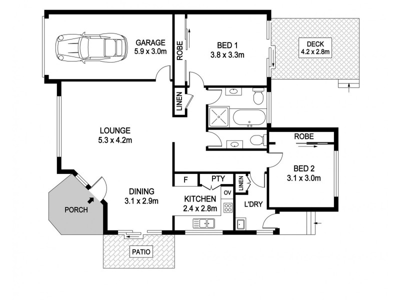 1/7 Park Street, Port Macquarie NSW 2444 Floorplan