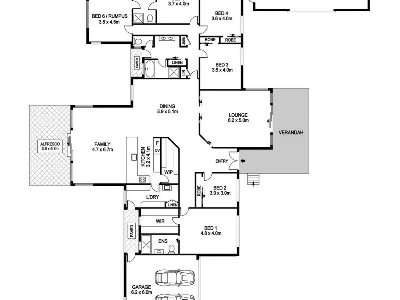 6 Tuscan Close, King Creek NSW 2446 Floorplan