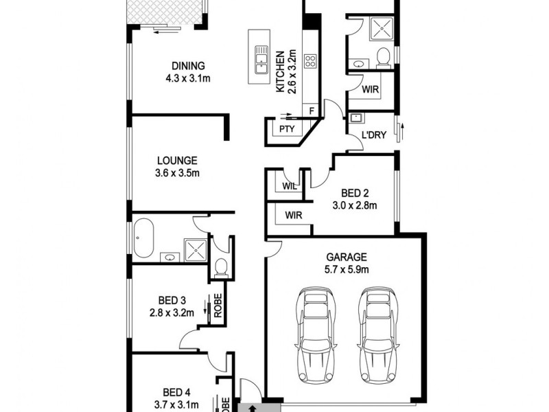 16 Scott Street, Thrumster NSW 2444 Floorplan