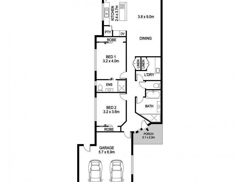 50B Hibbard Drive, Port Macquarie NSW 2444 Floorplan