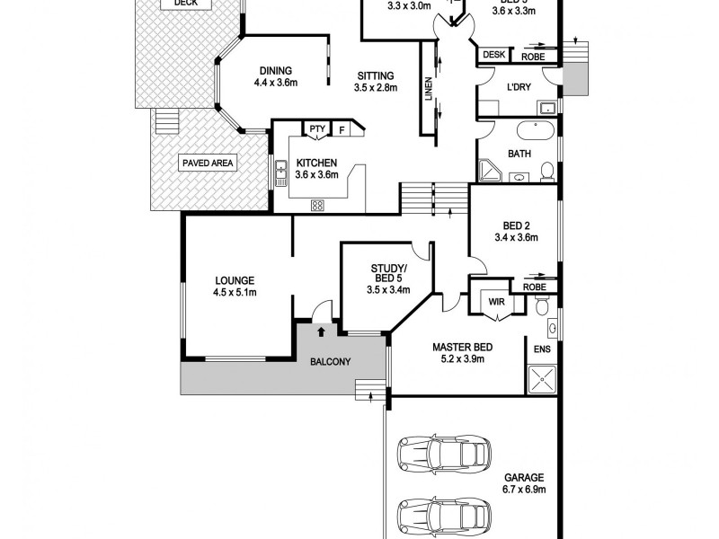 8 Hampton Court, Port Macquarie NSW 2444 Floorplan
