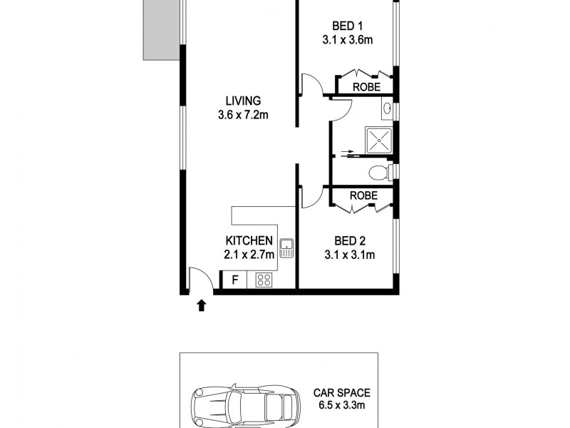 3/5 Willow Place, Port Macquarie NSW 2444 Floorplan