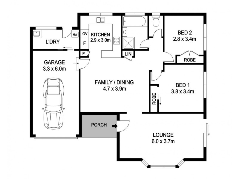 1/9 Tasman Road, Port Macquarie NSW 2444 Floorplan