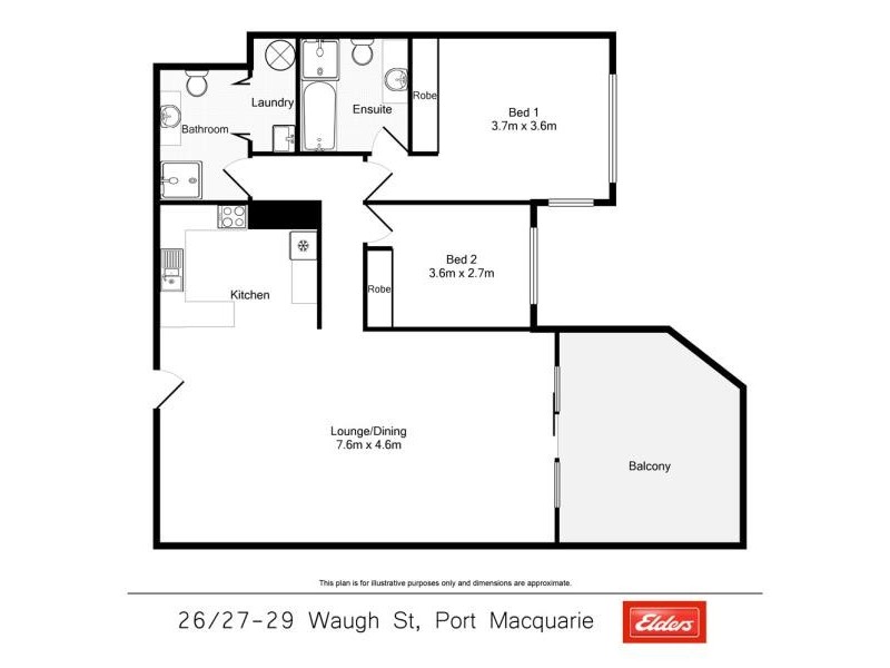 26/27-29 WAUGH STREET, Port Macquarie NSW 2444 Floorplan
