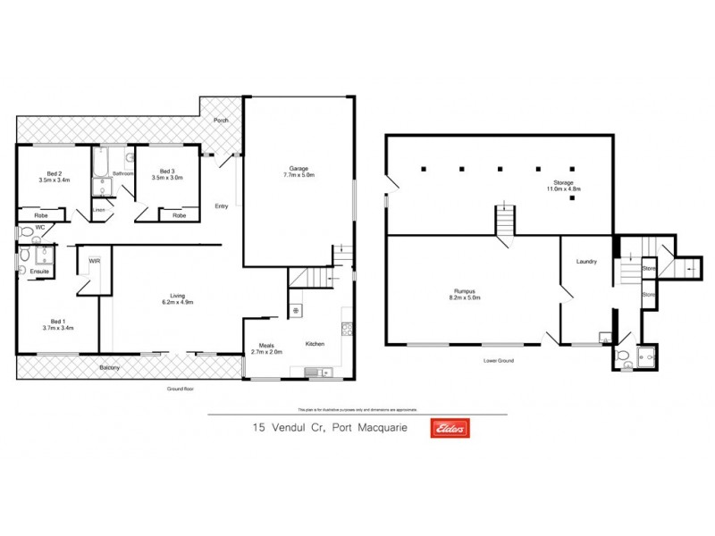 15 Vendul Crescent, Port Macquarie NSW 2444 Floorplan