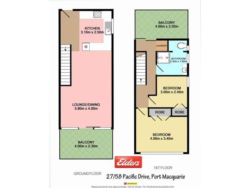 27/58 PACIFIC DRIVE, Port Macquarie NSW 2444 Floorplan