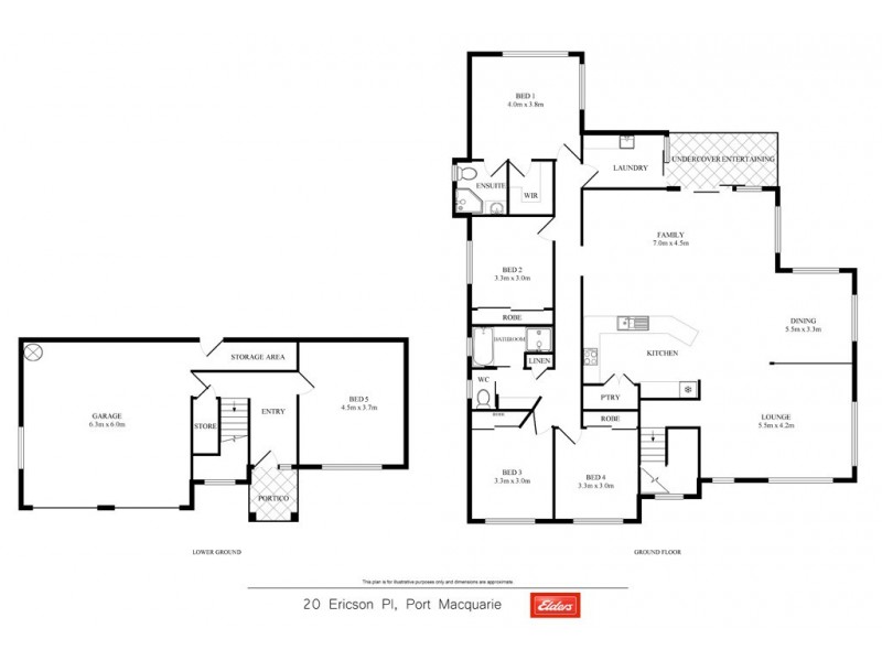 20 Ericson Place, Port Macquarie NSW 2444 Floorplan